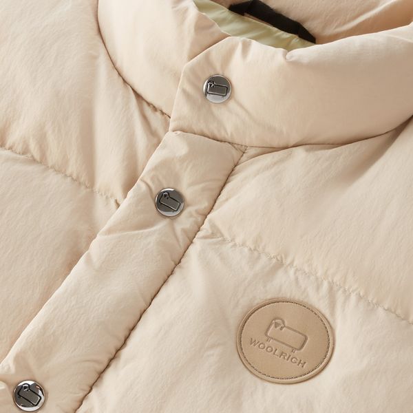 woolrich eco aleutian bodywarmer beige