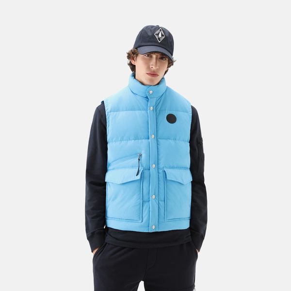 woolrich eco aleutian bodywarmer licht blauw