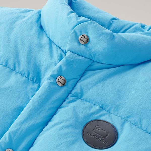 woolrich eco aleutian bodywarmer licht blauw