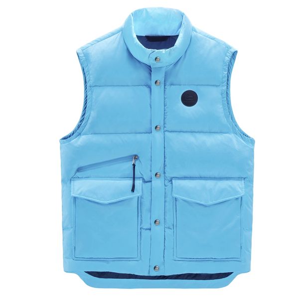 woolrich eco aleutian bodywarmer licht blauw