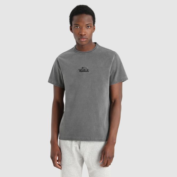 Woolrich Faded T-shirt Zwart