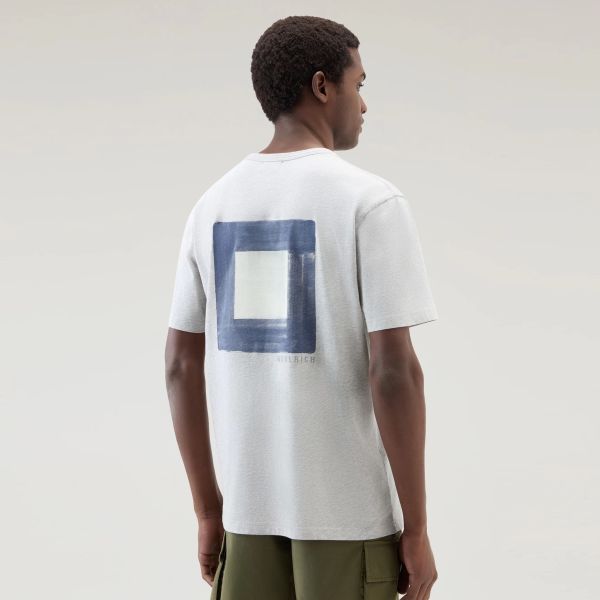 Woolrich Flag T-shirt Grijs