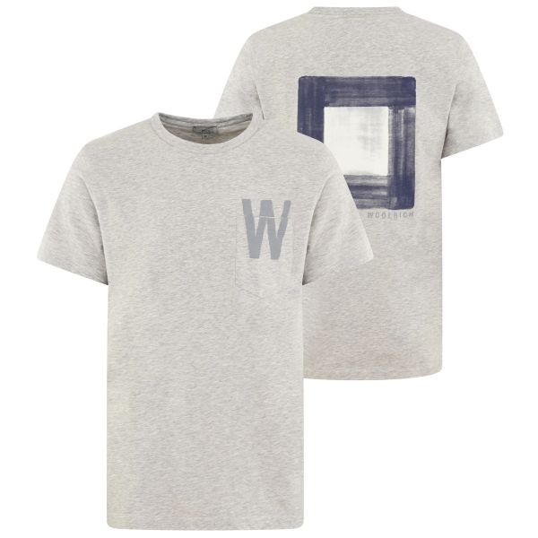 Woolrich Flag T-shirt Grijs
