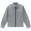 Woolrich Gabardine Overshirt Grijs