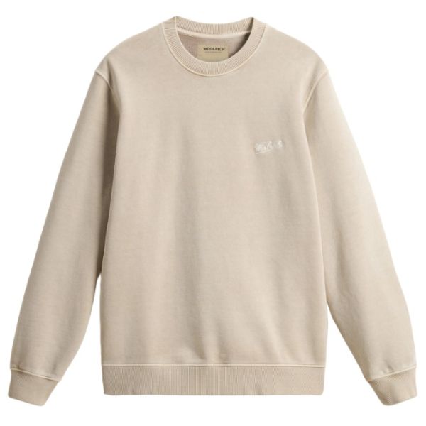 Woolrich Garment Dyed Sweater Beige