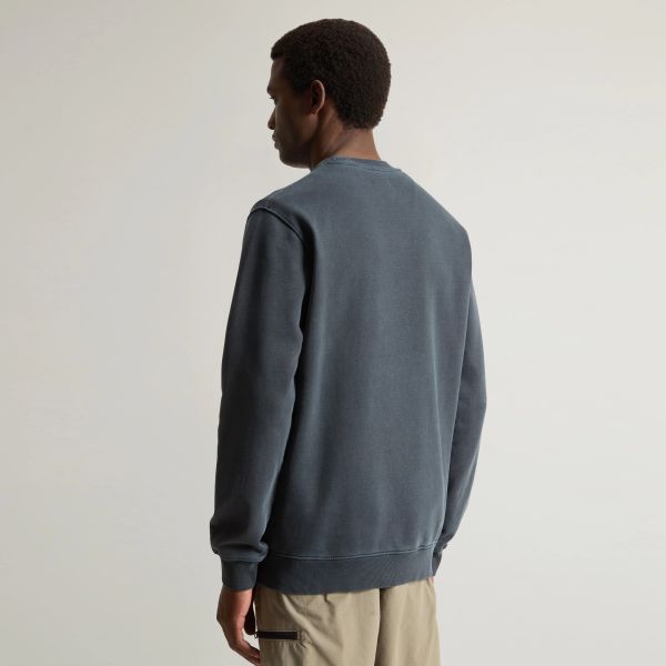 Woolrich Garment Dyed Sweater Navy
