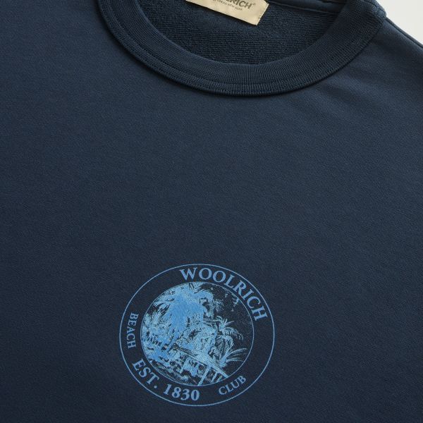 Woolrich Graphic Sweater Navy