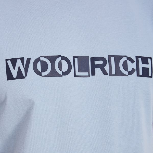 Woolrich Intarsia T-shirt Blauw
