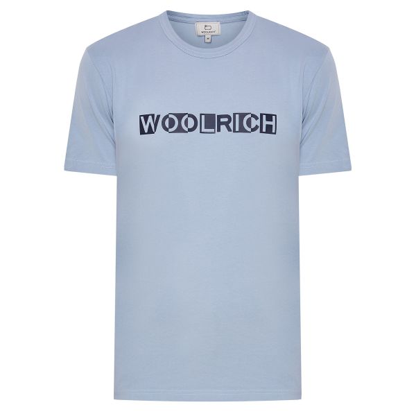 Woolrich Intarsia T-shirt Blauw