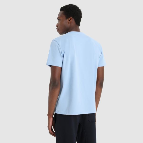 Woolrich Intarsia T-shirt Licht Blauw