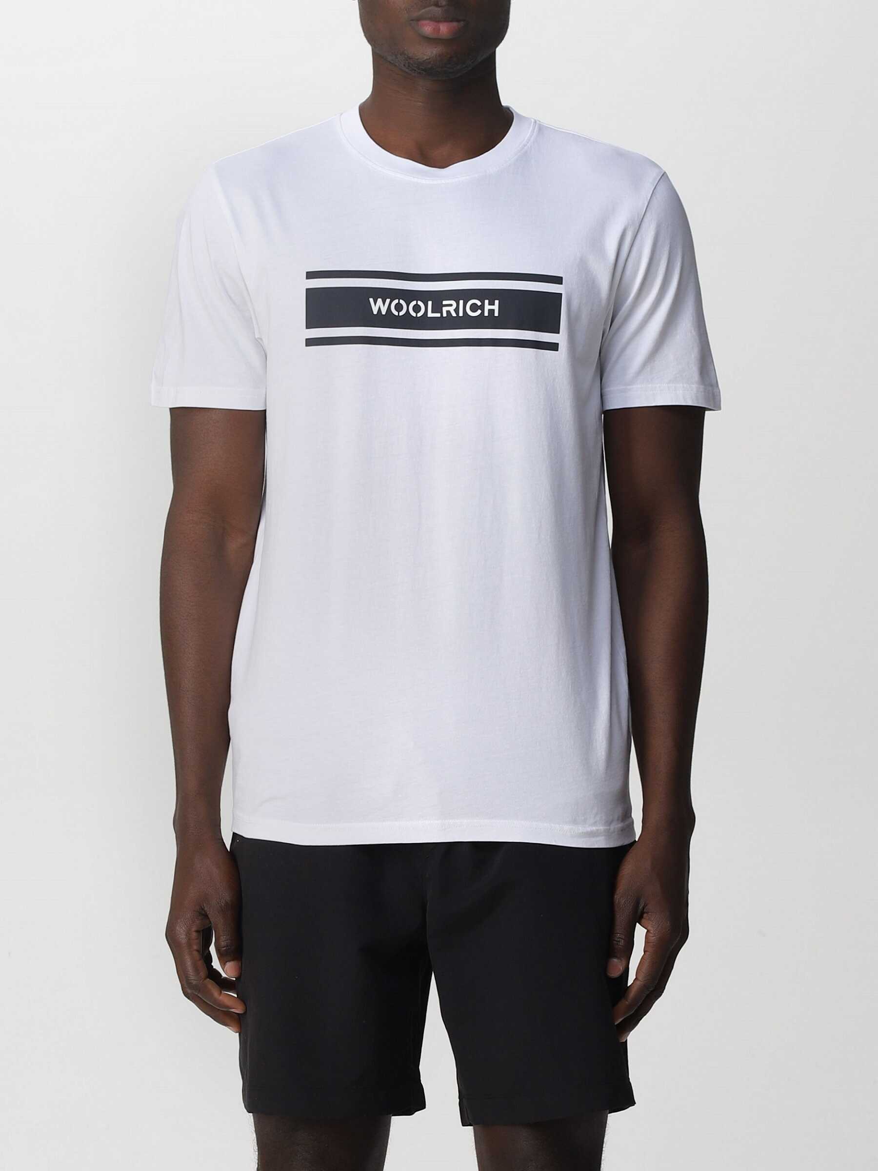 Woolrich Intarsia T-shirt Wit