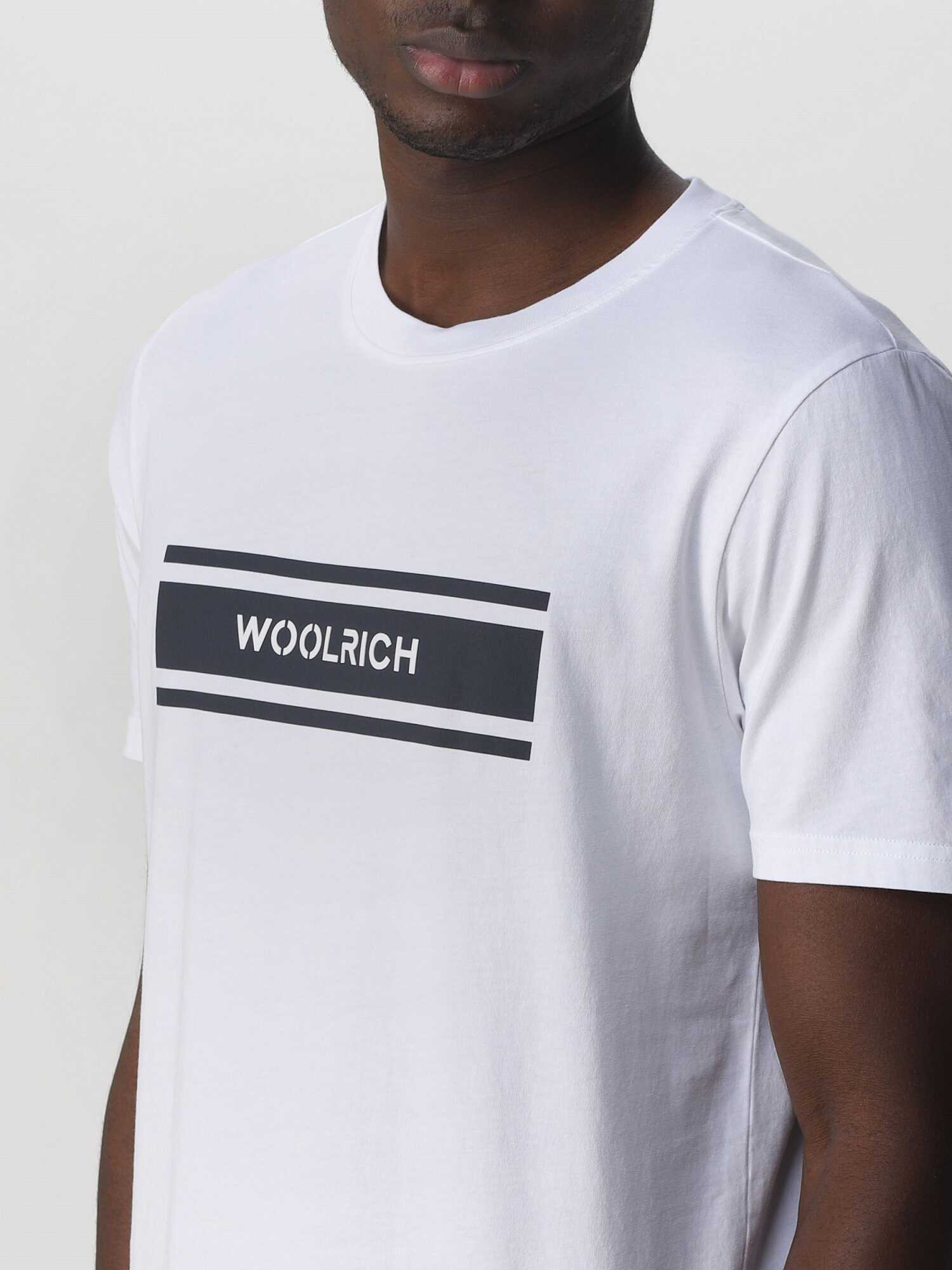 Woolrich Intarsia T-shirt Wit