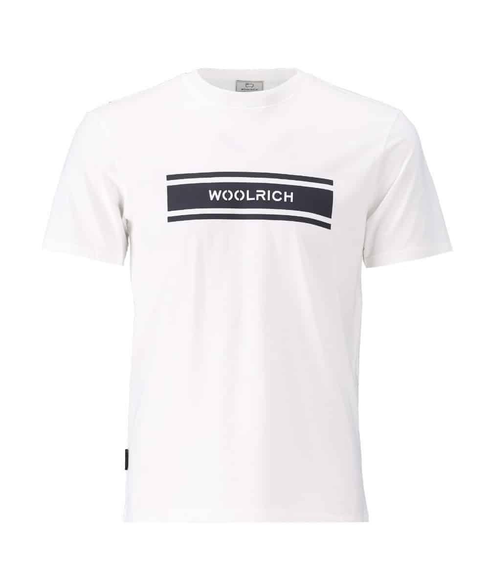 Woolrich Intarsia T-shirt Wit