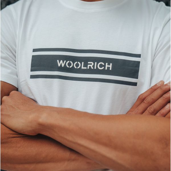 woolrich intarsia t-shirt wit