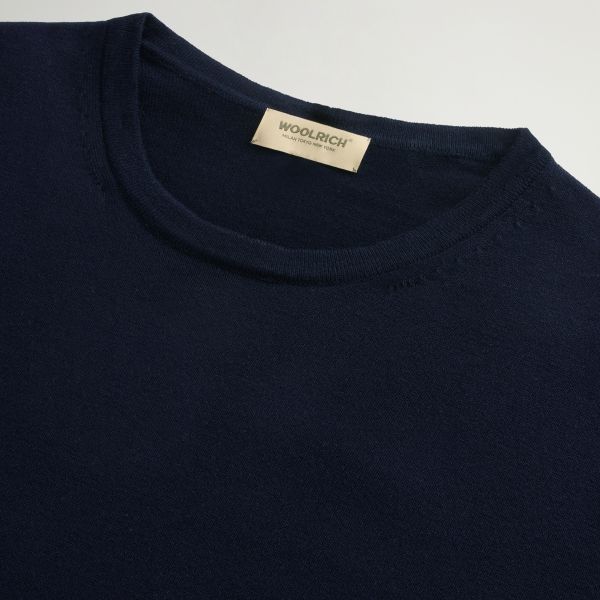 Woolrich Knitted T-shirt Navy