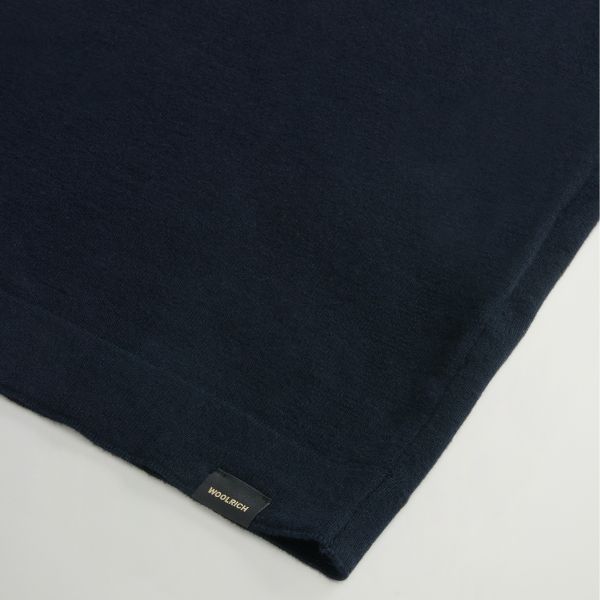Woolrich Knitted T-shirt Navy