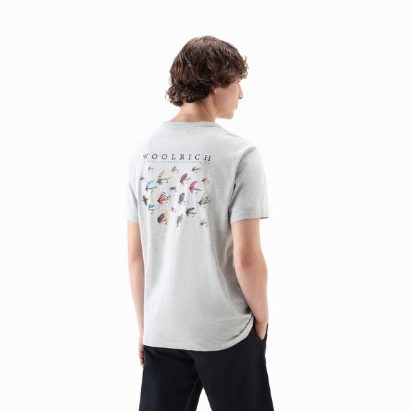 woolrich lakeside t-shirt grijs