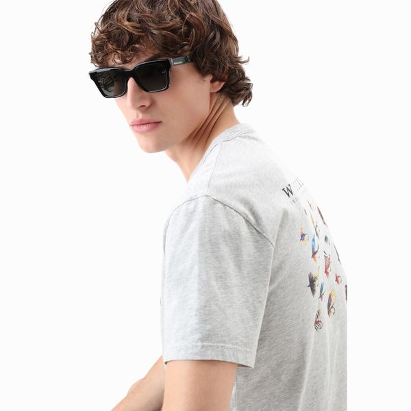 woolrich lakeside t-shirt grijs