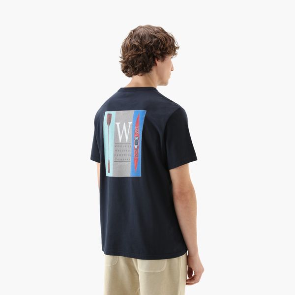 woolrich lakeside t-shirt navy