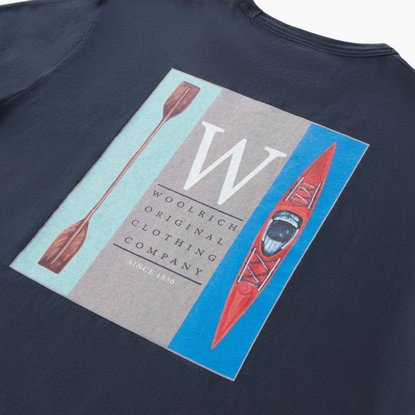 woolrich lakeside t-shirt navy