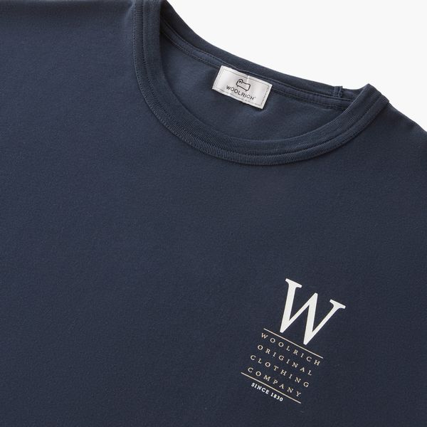 woolrich lakeside t-shirt navy