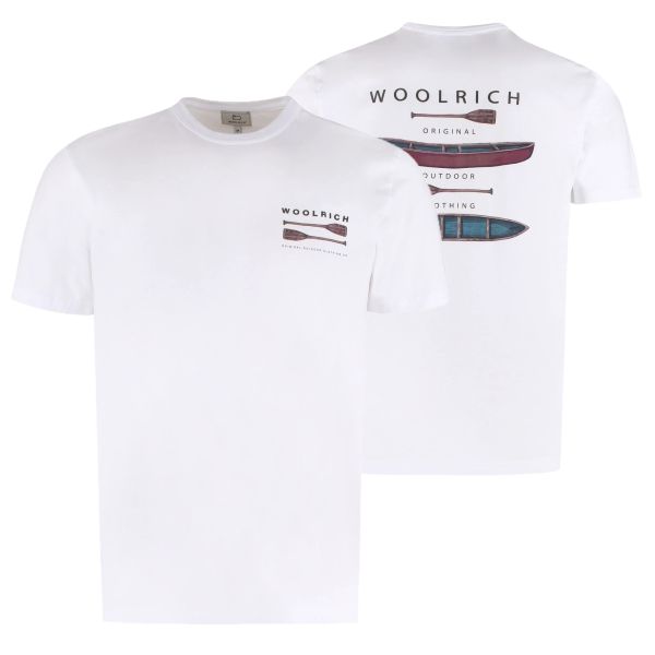 Woolrich Lakeside T-shirt Wit