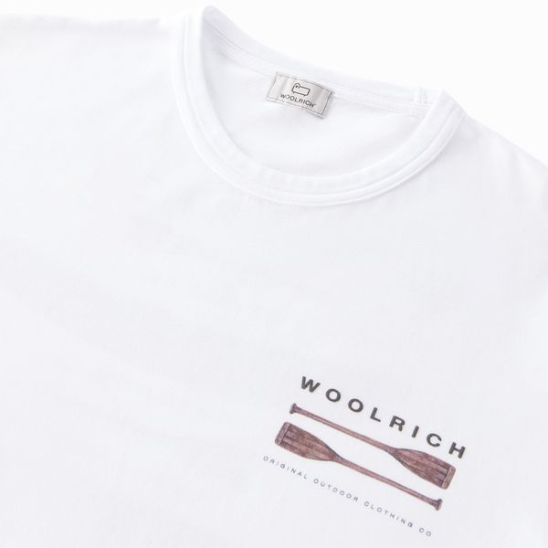 woolrich lakeside t-shirt wit