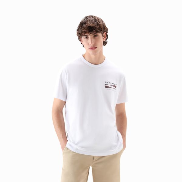 woolrich lakeside t-shirt wit