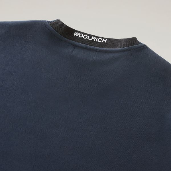 Woolrich Light Fleece Sweater Navy