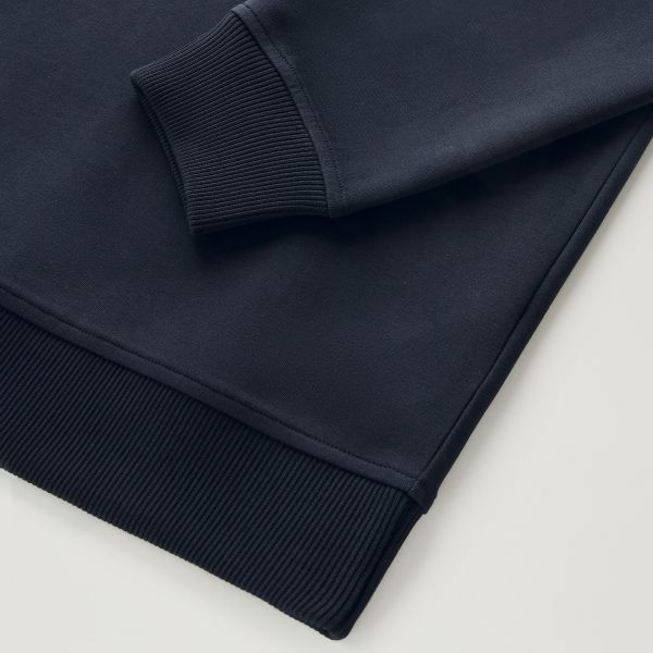 Woolrich Light Fleece Sweater Navy