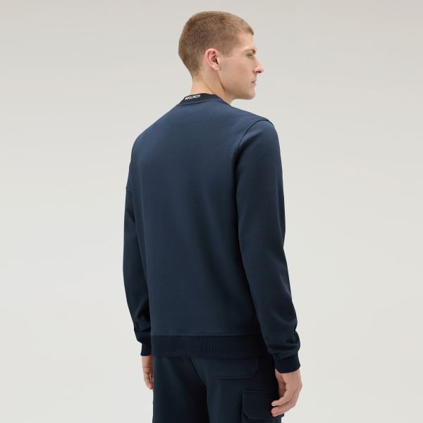 Woolrich Light Fleece Sweater Navy