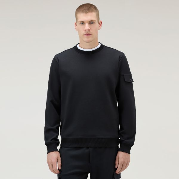 Woolrich Light Fleece Sweater Zwart
