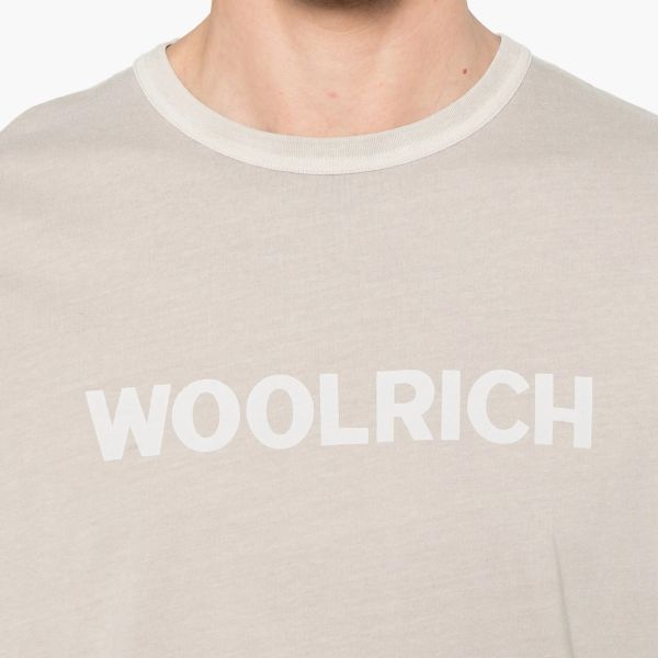 Woolrich Light Garment Dyed T-shirt Beige