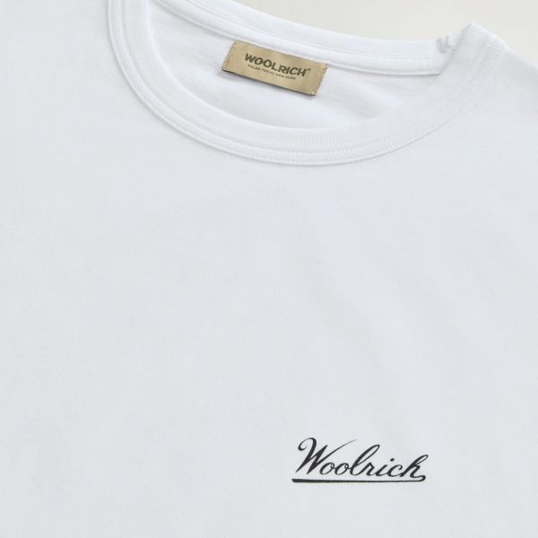 Woolrich Logo T-shirt Wit