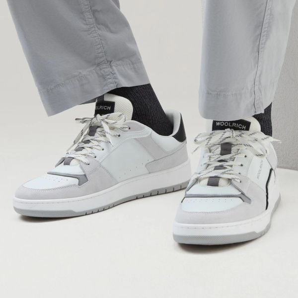 Woolrich Low Basket Sneaker Wit