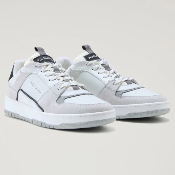 Woolrich Low Basket Sneaker Wit