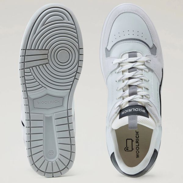 Woolrich Low Basket Sneaker Wit