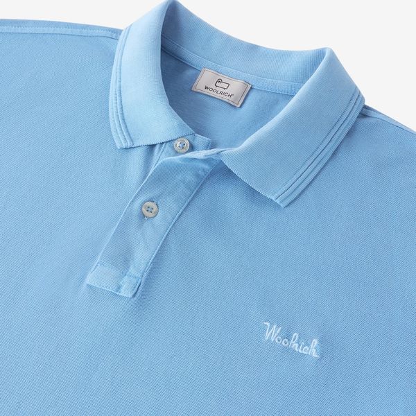 woolrich mackinack polo blauw