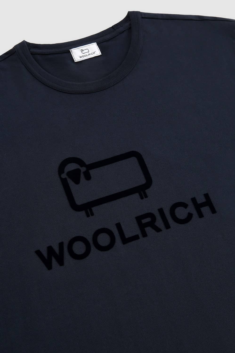 Woolrich Marco Logo T-shirt Navy