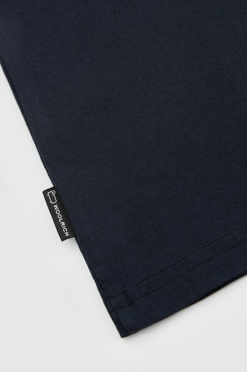Woolrich Marco Logo T-shirt Navy