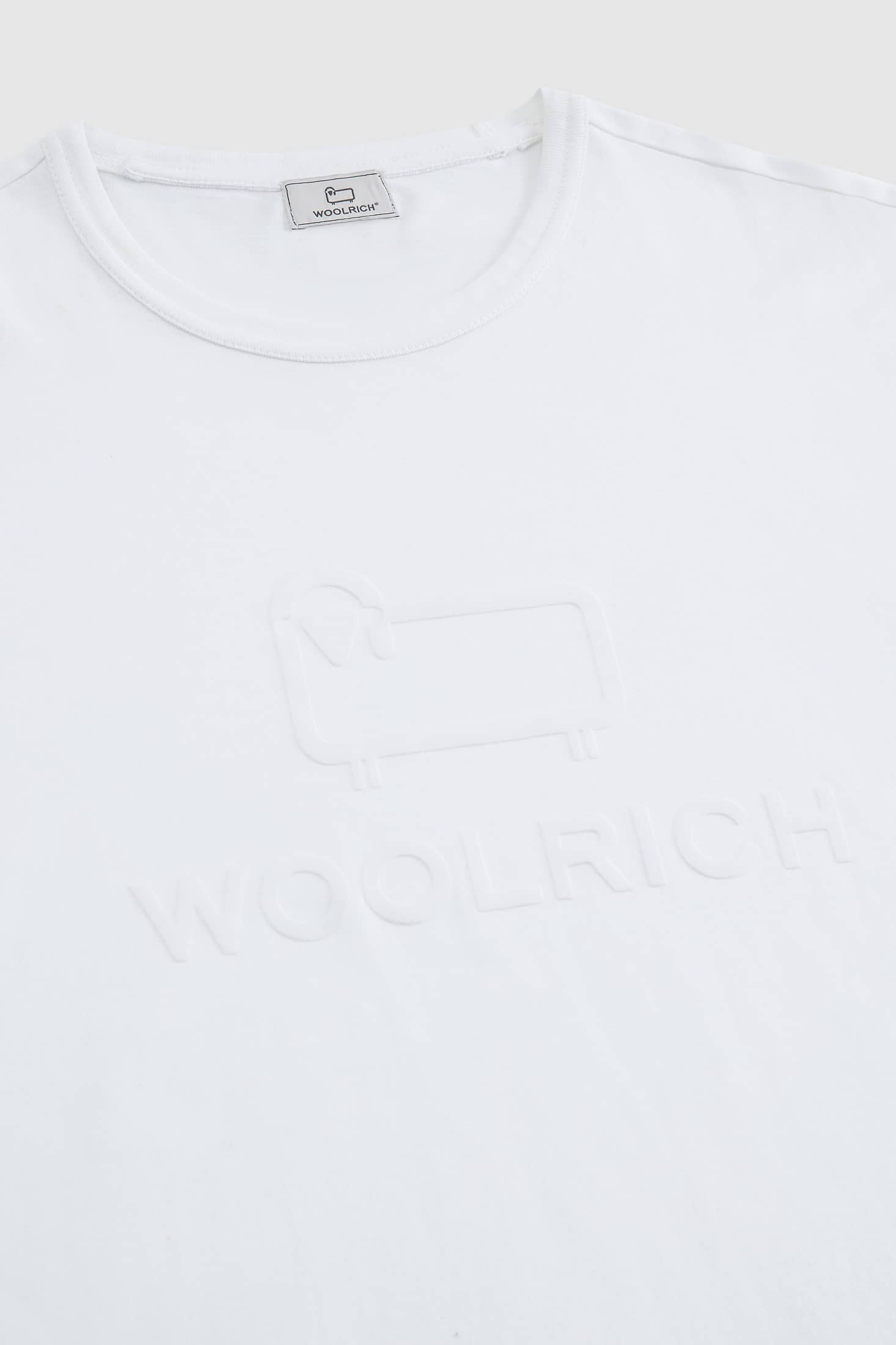 Woolrich Marco Logo T-shirt Wit