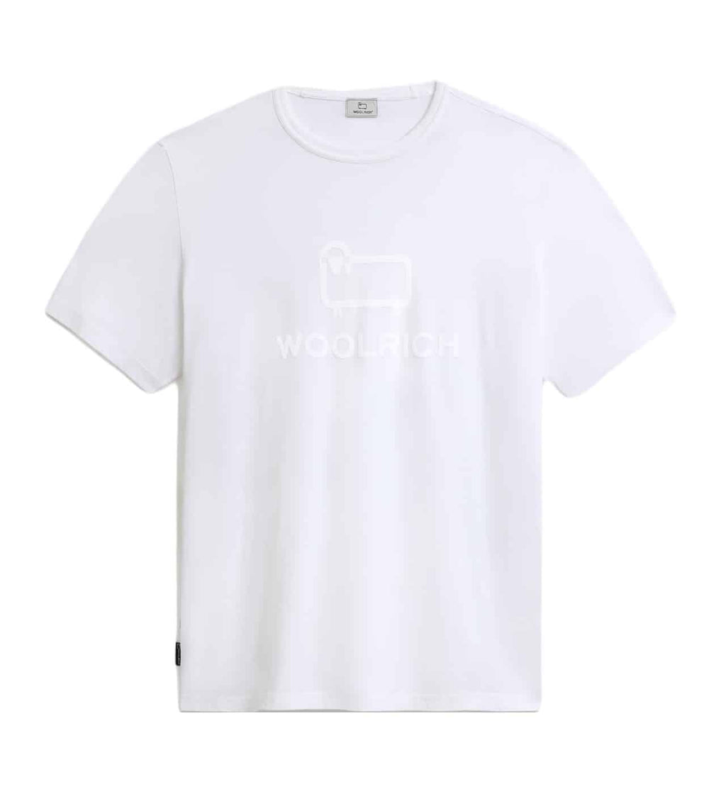 Woolrich Marco Logo T-shirt Wit
