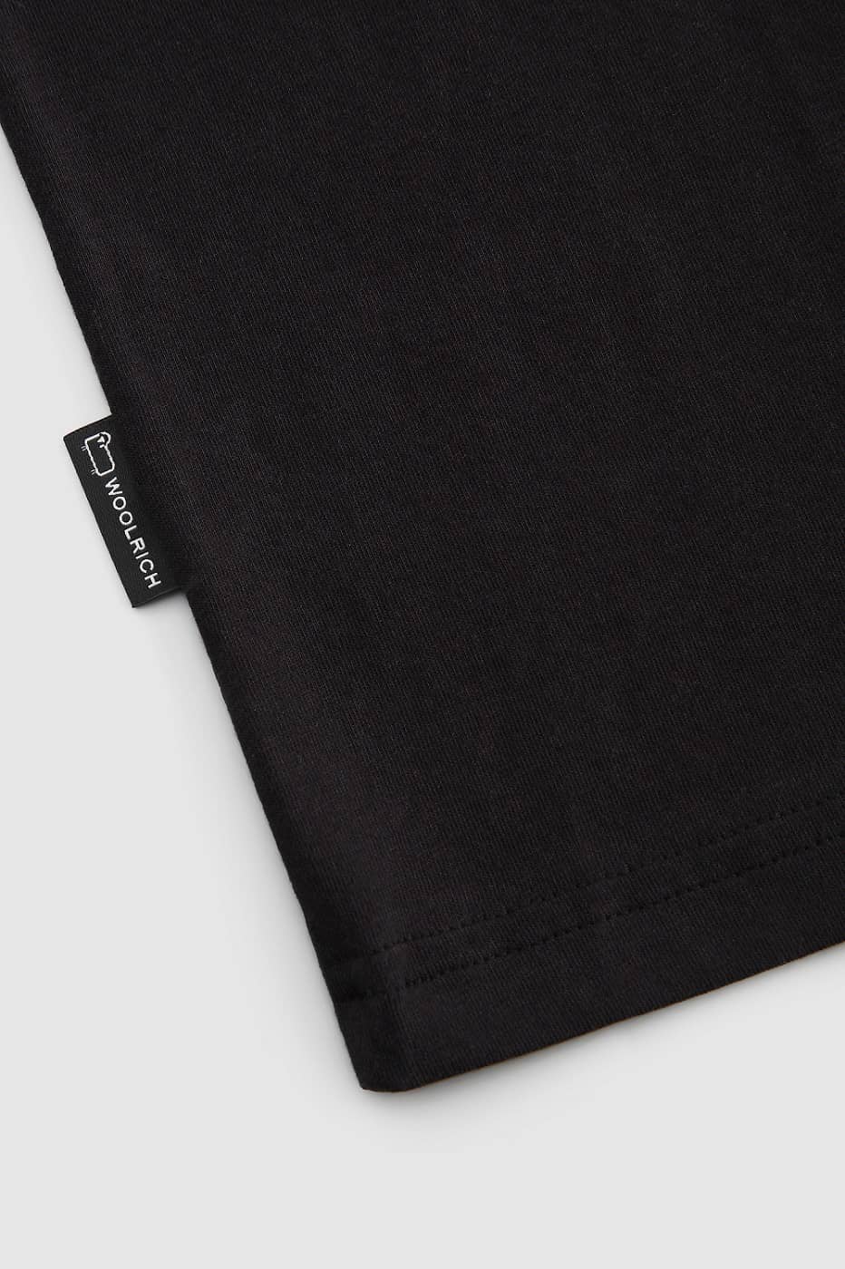 Woolrich Marco Logo T-shirt Zwart
