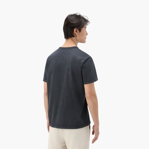 woolrich macro logo t-shirt zwart