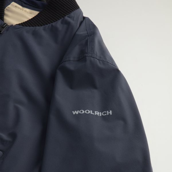 Woolrich Matt Stretch Bomber Jas Navy