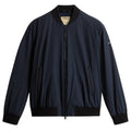 Woolrich Matt Stretch Bomber Jas Navy