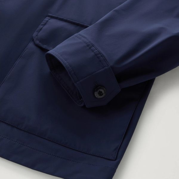 Woolrich Matt Stretch Field Jack Donker Blauw
