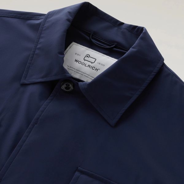 Woolrich Matt Stretch Field Jack Donker Blauw