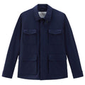 Woolrich Matt Stretch Field Jack Donker Blauw