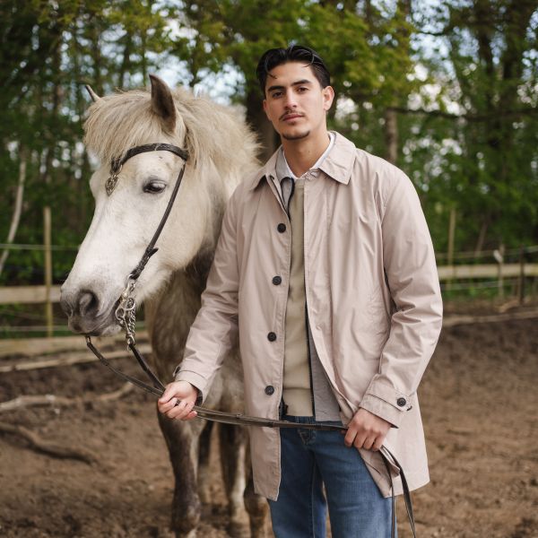 Woolrich New City Car Coat Beige